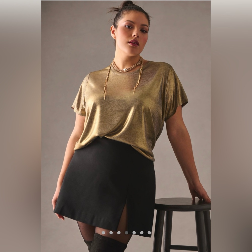 NWT Porridge Shine Glam Tee